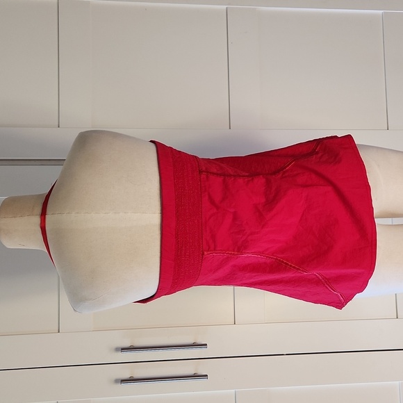 Bebe Vibrant Red Halter Top - Picture 4 of 7